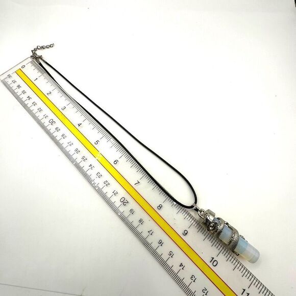 Opalite wrap around dragon pendant necklace - Picture 5 of 11